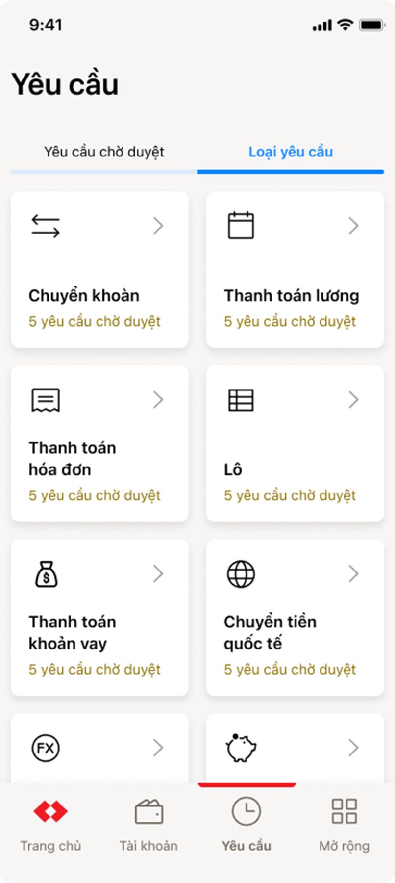Kiểm tra tài khoản công ty qua Internet Banking trên Mobile Banking bước 3