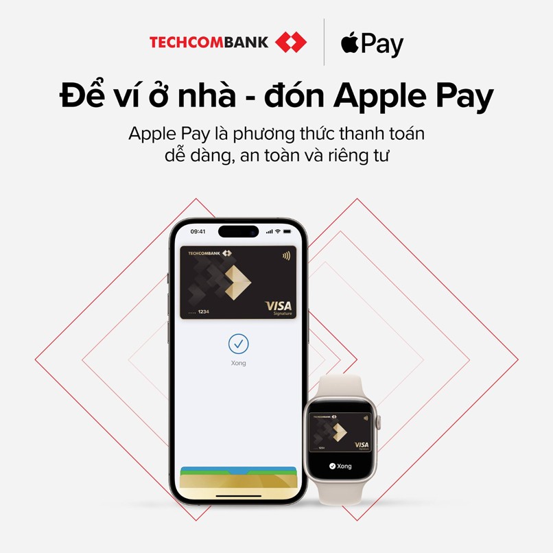 Thẻ tín dụng Techcombank đa dạng hình thức thanh toán, dễ dàng kết nối với các ví điện tử, thanh toán chỉ với 1 một chạm.
