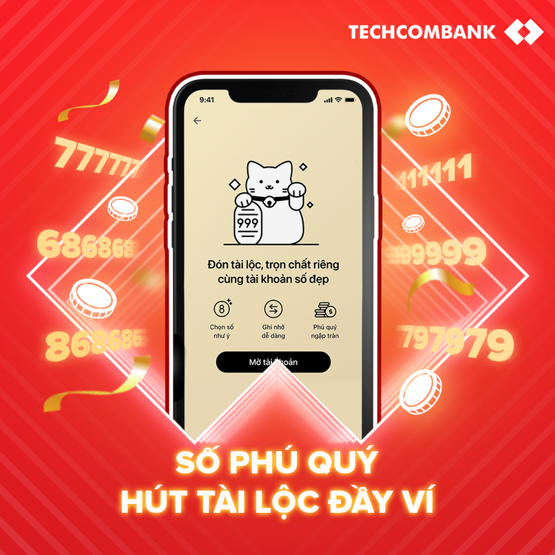 Số tài khoản đẹp giúp thu hút tài lộc.