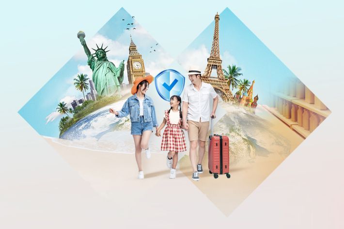 Đi du lịch nước ngoài - Tận hưởng sự bảo vệ toàn diện với gói bảo hiểm du lịch toàn cầu TechCare Travel từ Techcombank.