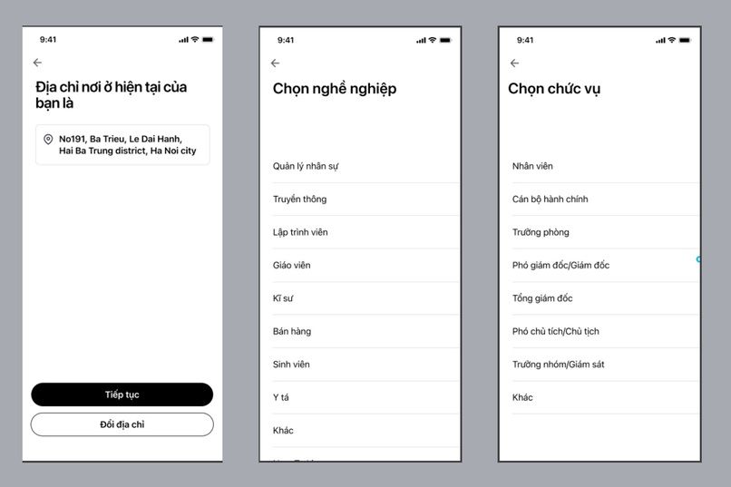 Mở tài khoản ngân hàng trên Techcombank Mobile bước 4