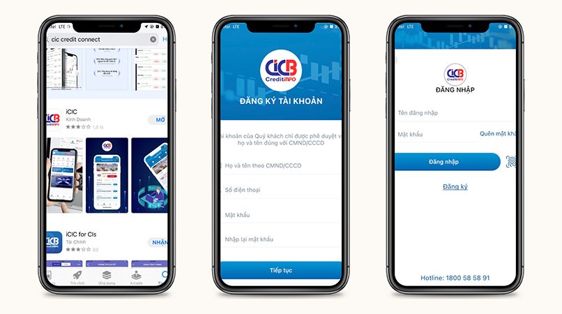Các bước kiểm tra nợ xấu trên ứng dụng CIC