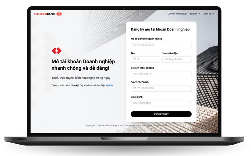 Hình thức sao kê gián tiếp qua Internet Banking