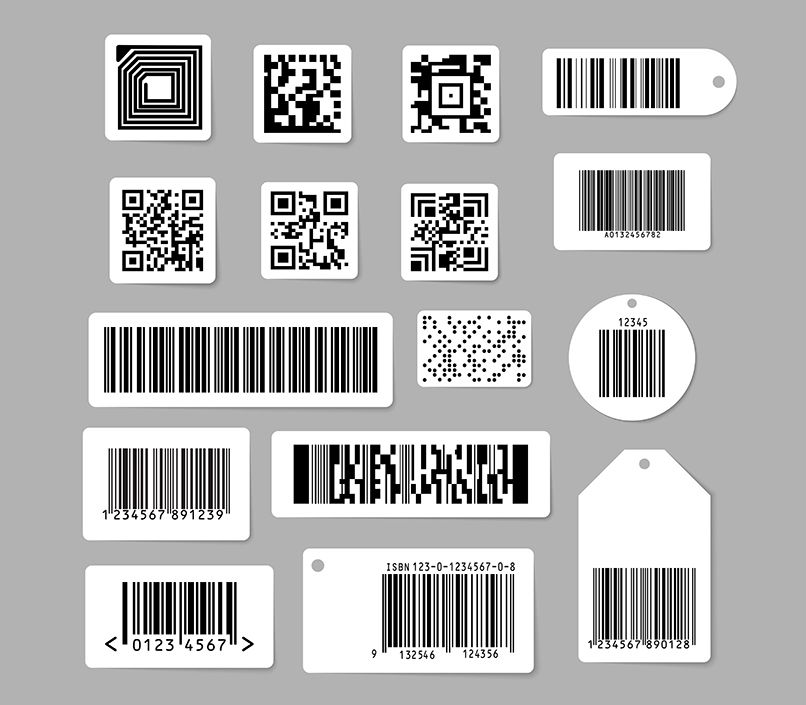 Mã QR và mã vạch có sự khác biệt lớn về hình thức.