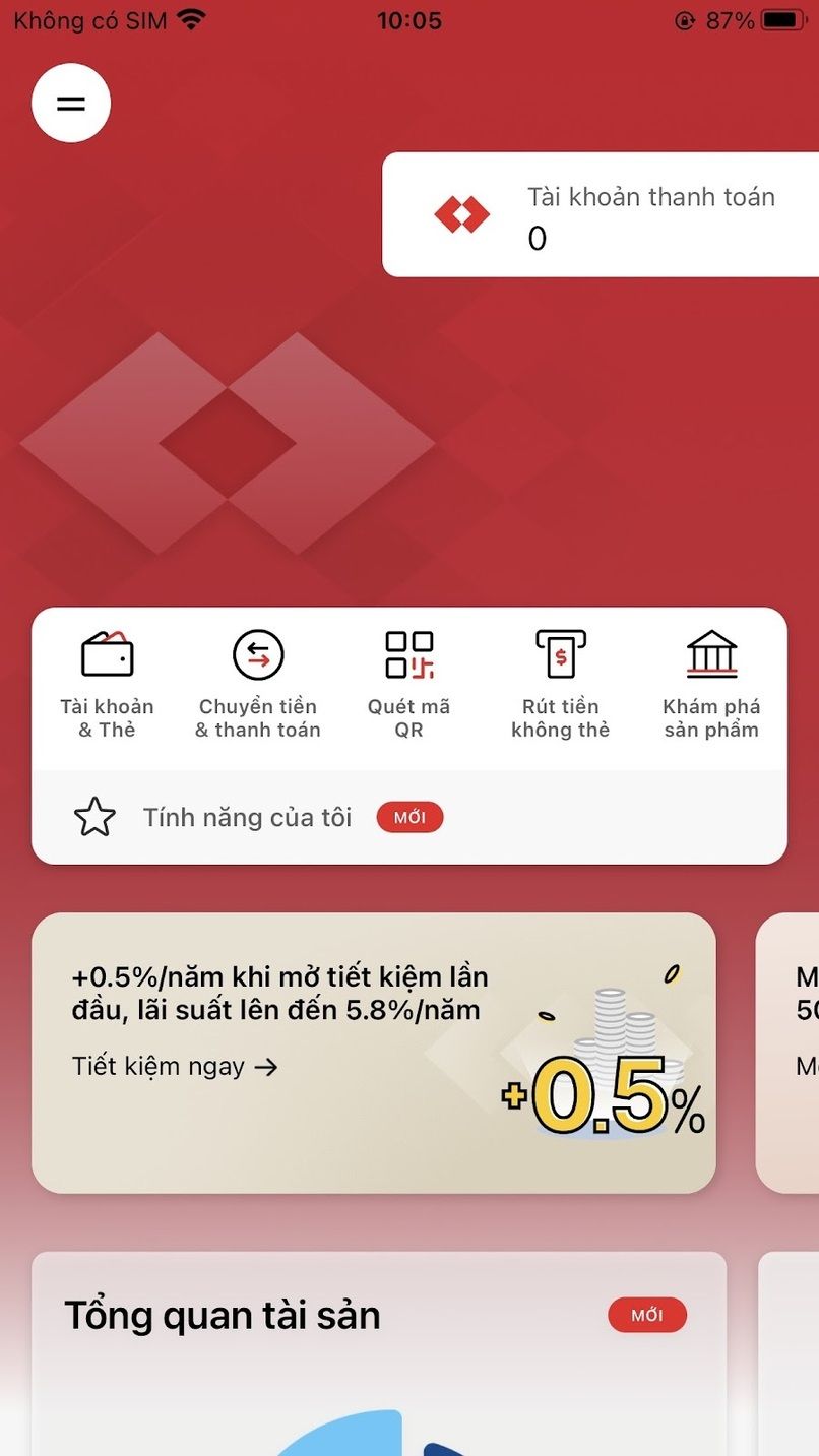 Tài khoản 0 đồng và không được sử dụng trong thời gian dưới 12 tháng, khách hàng sẽ cần phải đóng phí duy trì.