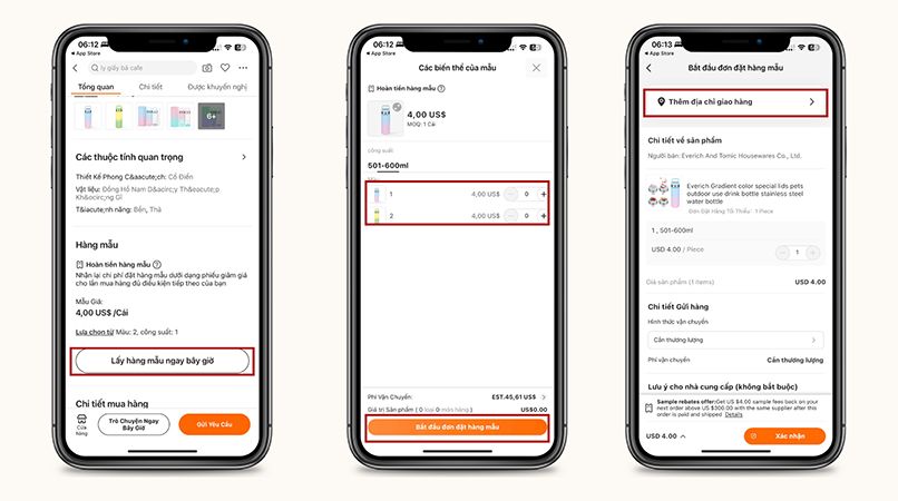 Thanh toán hóa đơn quốc tế online bước 3