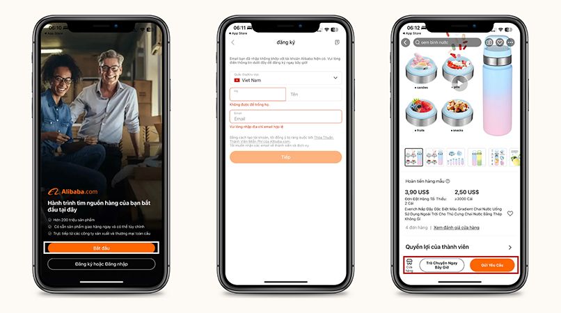 Thanh toán hóa đơn quốc tế online bước 2