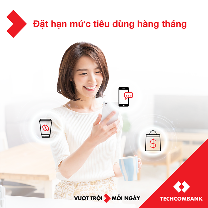 Đặt hạn mức tiêu dùng hàng tháng 