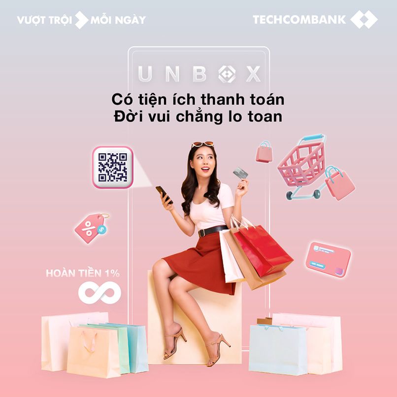 Nhận khuyến mãi khi mua sắm với thẻ ghi nợ Techcombank