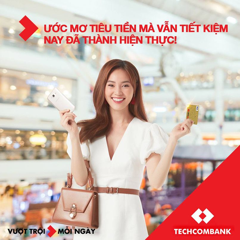 Mua sắm với thẻ ghi nợ Techcombank