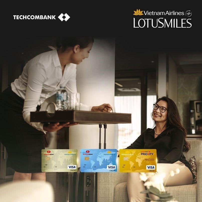 Thẻ tín dụng Vietnam Airlines Techcombank Visa Gold đáp ứng tốt nhu cầu di chuyển nội địa và quốc tế của khách hàng với nhiều ưu đãi giá trị.