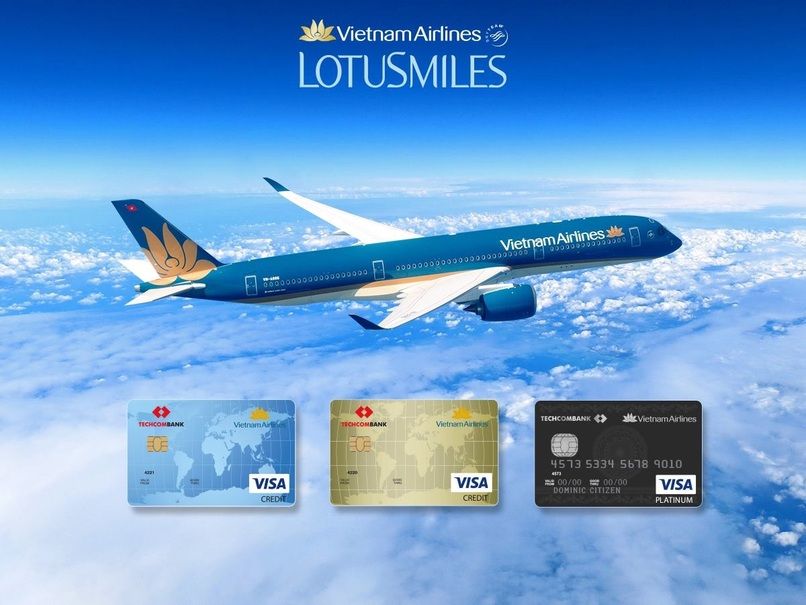 Thẻ tín dụng Vietnam Airlines Techcombank Visa