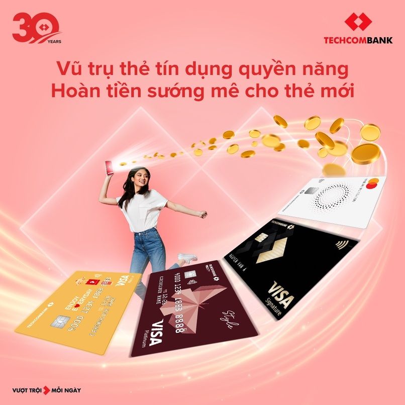 Thẻ tín dụng Techcombank Style và các thẻ khác tại Techcombank.